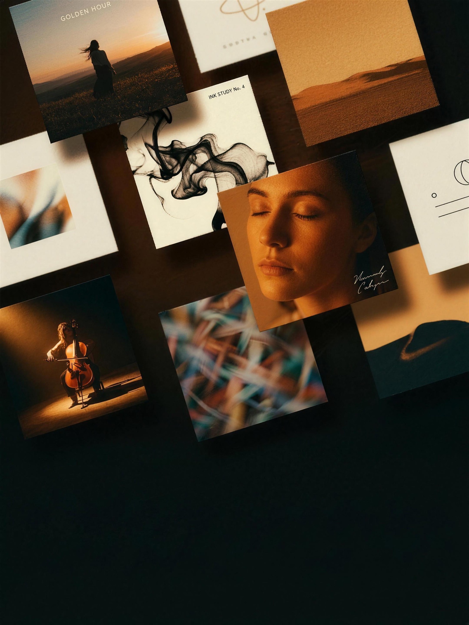 A collage of album covers representing a record label's catalog